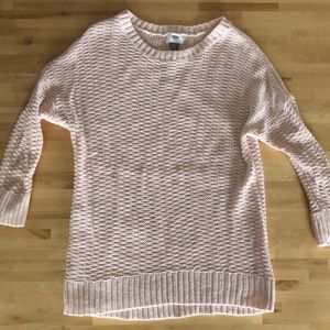 Old Navy light pink sweater